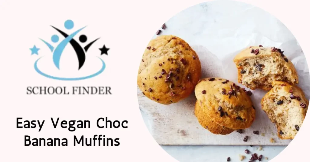 Easy Vegan Choc Banana Muffins