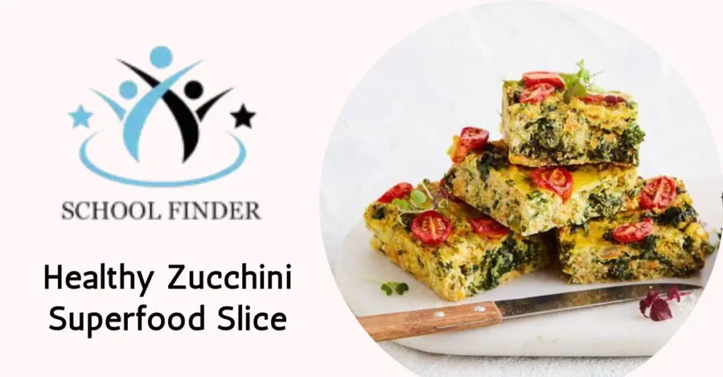 Healthy Zucchini Superfood Slice