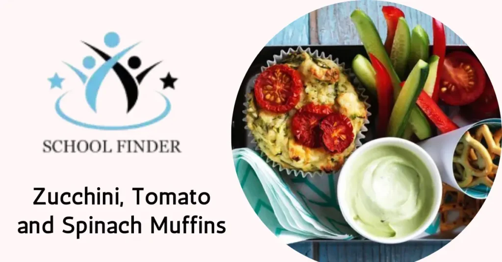 Zucchini, Tomato and Spinach Muffins