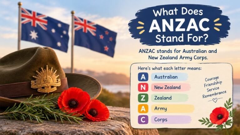 What Does ANZAC Stand For